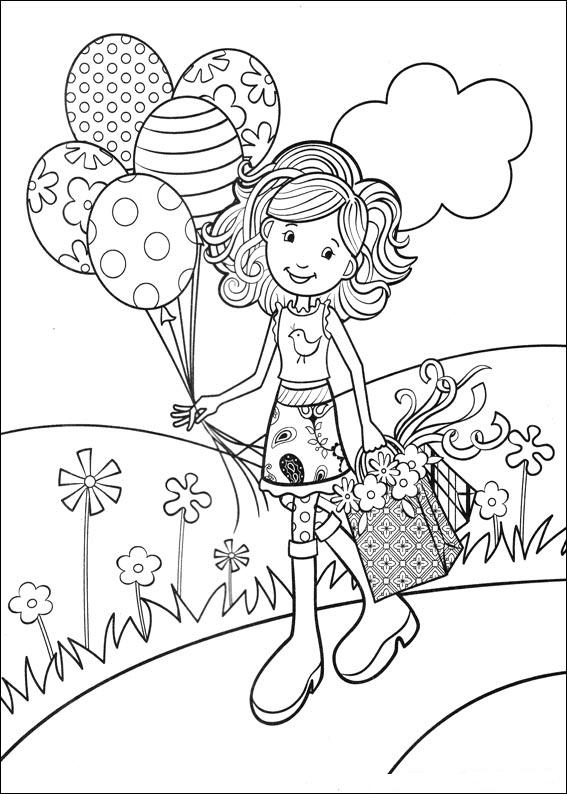 45 Coloring Pages For Kids Girls PNG COLORIST